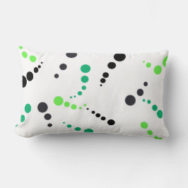 Cojín Lumbar Resumen De Arte Pintando Un Cuchillo De Una Especi