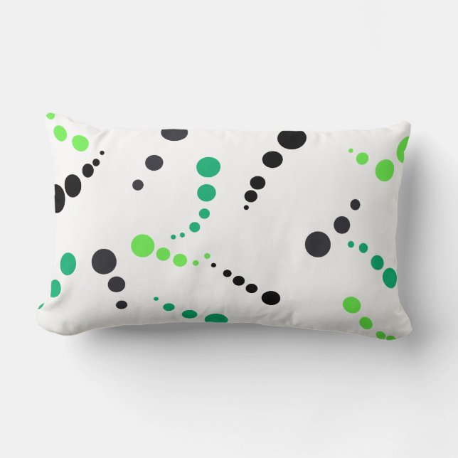 Cojín Lumbar Resumen De Arte Pintando Un Cuchillo De Una Especi (Anverso)