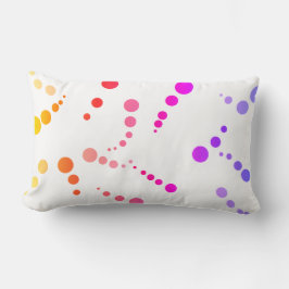 Cojín Lumbar Resumen De Arte Pintando Un Cuchillo De Una Especi