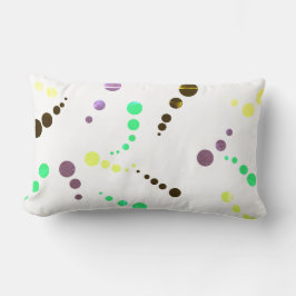 Cojín Lumbar Resumen De Arte Pintando Un Cuchillo De Una Especi