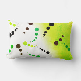 Cojín Lumbar Resumen De Arte Pintando Un Cuchillo De Una Especi