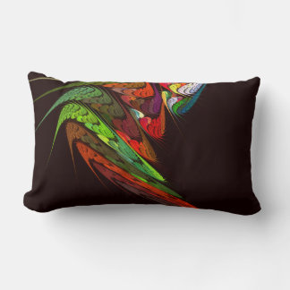 Cojín Lumbar Resumen de Chameleon Art Lumbar Pillow