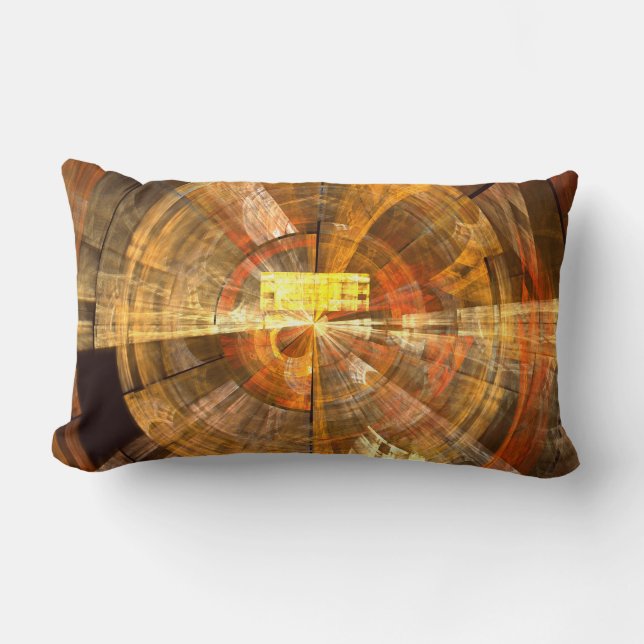 Cojín Lumbar Resumen de integridad Pillow Art Lumbar (Anverso)