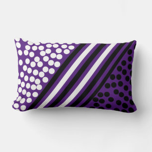 Cojín Lumbar Resumen de las bolas de arte Líneas del patrón de 