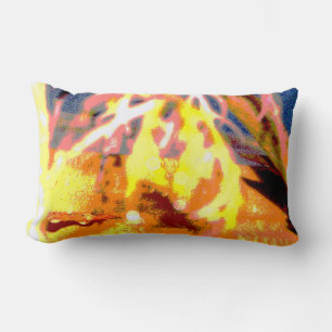 Cojín Lumbar Resumen de las gotas de lluvia