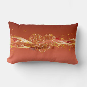 Cojín Lumbar Resumen Filigree Heart American MoJo Pillow