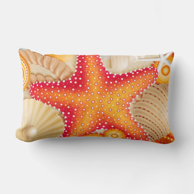 Cojín Lumbar Resumen fino Guay Cute Girly Nature Fashion (Anverso)