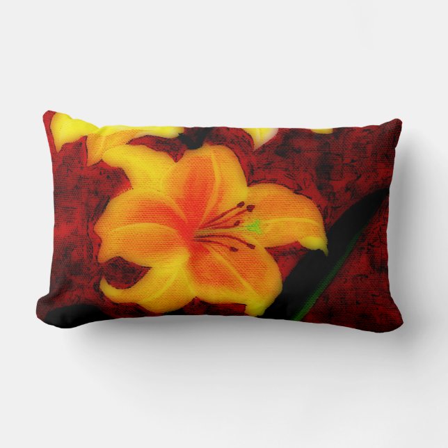 Cojín Lumbar Resumen Lilly Lanzar PIlow (Anverso)