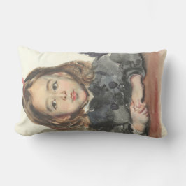 Cojín Lumbar Retrato de Marie (Chica joven de Cute)