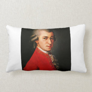 Cojín Lumbar Retrato de Wolfgang Amadeus Mozart