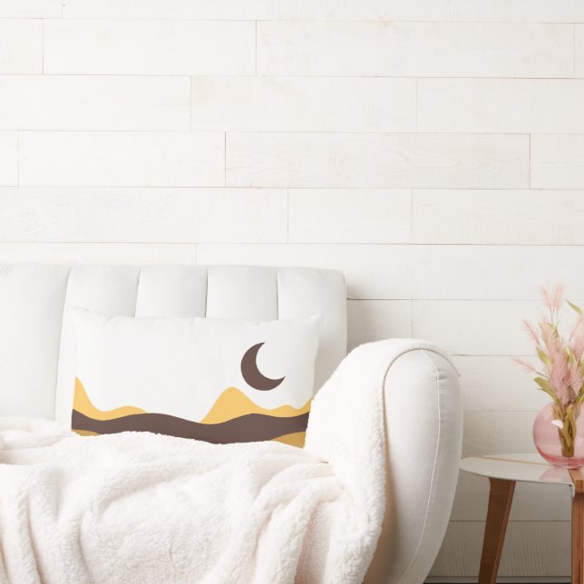 Cojín Lumbar Retro Boho Moon (Sofá)