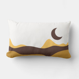 Cojín Lumbar Retro Boho Moon