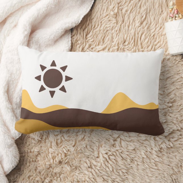 Cojín Lumbar Retro Boho Sun (Manta)