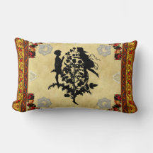 Retro de color con encaje y flores