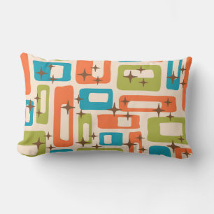 Cojín Lumbar Retro Mid Century Moderno