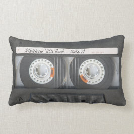 Cojín Lumbar Retro Música Cassette Mezcla de Cinta Aspecto Pers