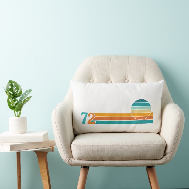 Cojín Lumbar Retro Sunset 72 (Silla)