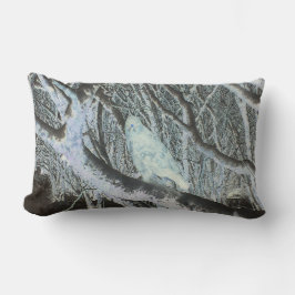 Cojín Lumbar Reversible Spooky Buzzard en la rama