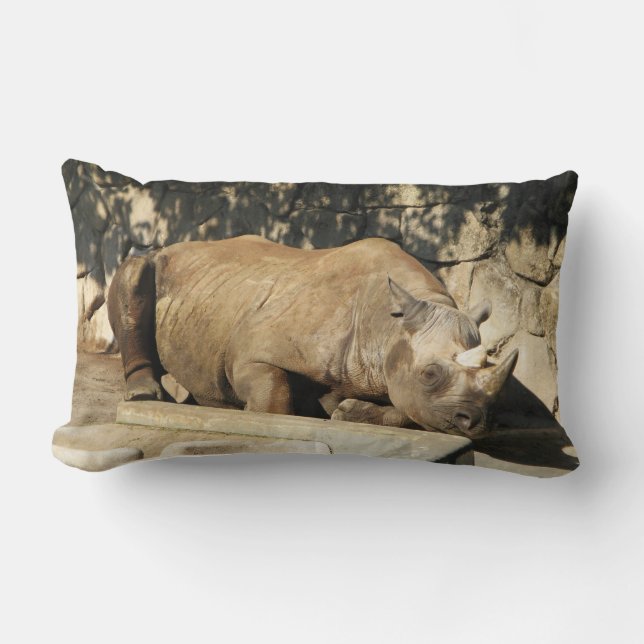 Cojín Lumbar Rhino durmiente (Anverso)