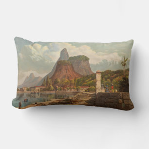 Cojín Lumbar Río de Janeiro, Mont Corcovado y la Bahía de Botaf