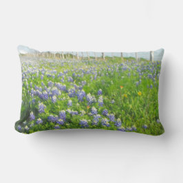 Cojín Lumbar Roadside Bluebonnets Lumbar Pillow