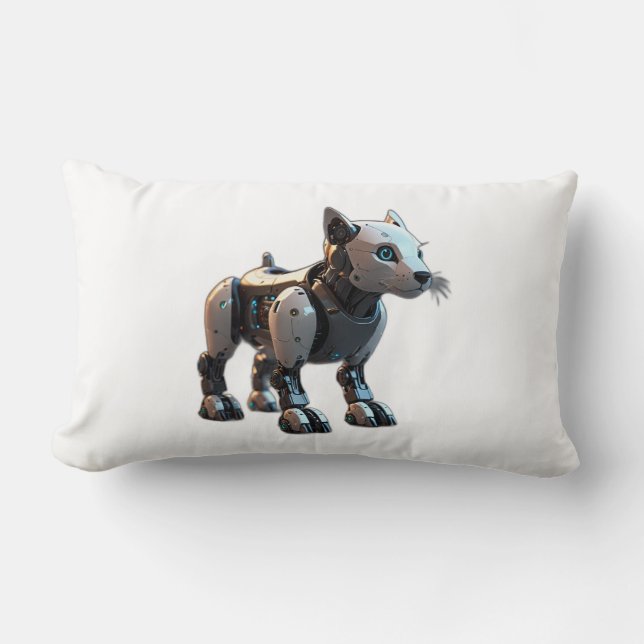 Cojín Lumbar robot perro (Anverso)