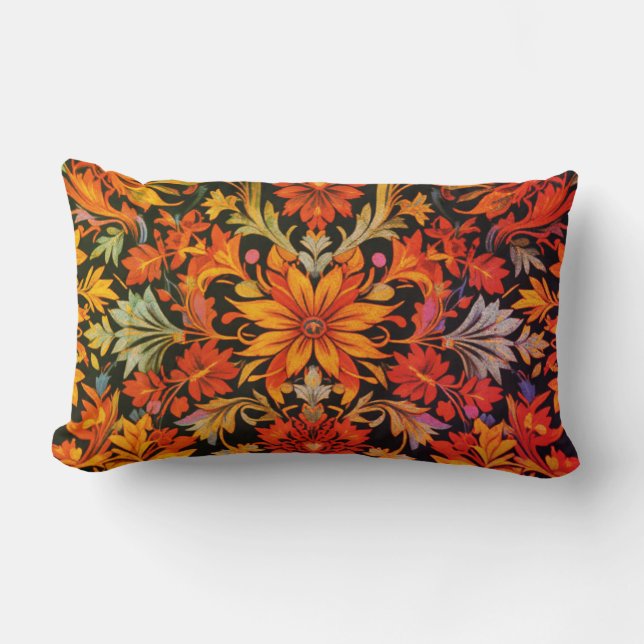 Cojín Lumbar Rococo Blossom (Anverso)