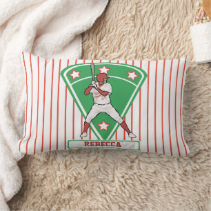 Cojín Lumbar Rojo personalizado de la estrella del talud del