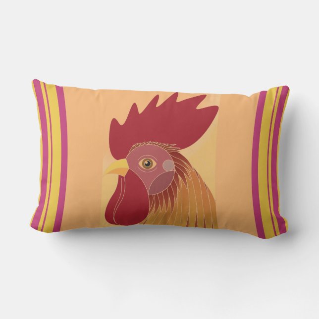 Cojín Lumbar Rooster (Reverso )