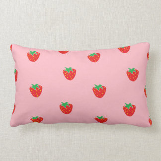 Cojín Lumbar Rosa de las fresas