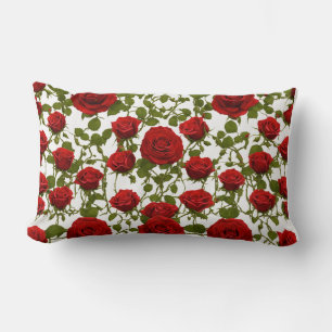 Cojín Lumbar Rosa gótico Vino Largo Pillow - Vintage El sin rom