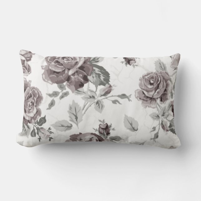 Cojín Lumbar Rosa rosa turbio (Anverso)