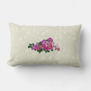 Cojín Lumbar Rosa Trepadora Rosa