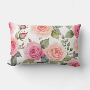Cojín Lumbar Rosas desfasados