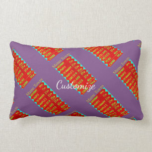 Cojín Lumbar Rótulo Thunder_Cove de Maine Towns