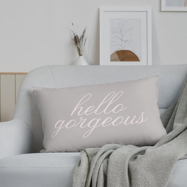 Cojín Lumbar Rubor Pink Hello Magnífico Lumbar Pillow (Subido por el creador)