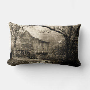 Cojín Lumbar Rueda de agua antigua