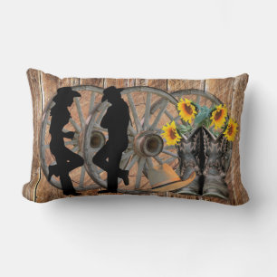 Cojín Lumbar Rueda de la carreta herradura herradura de Cowboy 