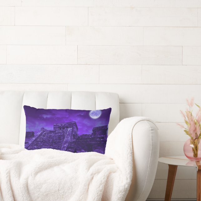 Cojín Lumbar Ruinas mayas | Tulum Mexico (Sofá)