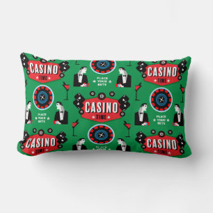Cojín Lumbar Ruleta de póquer de juegos de casino