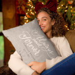 Cojín Lumbar Rústico simple moderno siempre y siempre regalo gr<br><div class="desc">No hay más que fijarse en el Rustic Simple Modern Always and Forever Gift Gray Lumbar Pillow from Mylini Design! El diseño único y atento hace de esta almohada una forma perfecta de mostrar su amor. Esta almohada también incluye la opción de agregar texto personalizado como nombres, fechas o mensajes...</div>