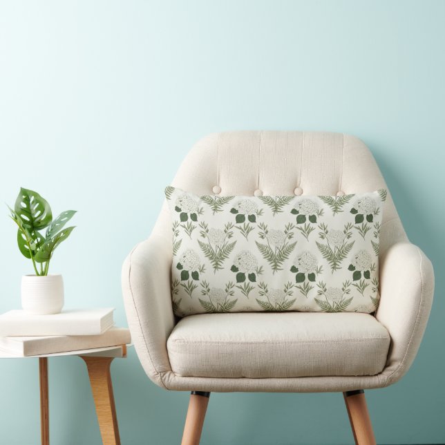 Cojín Lumbar Sage Verde Botánico  (Silla)