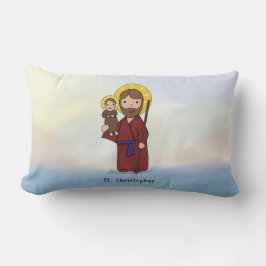 Cojín Lumbar Saint Christopher Feast Day