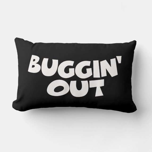 Cojín Lumbar Salir de la nada (Anverso)