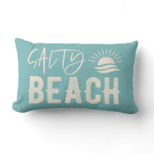 Salty Beach Lumbar Pillow