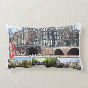 Cojín Lumbar Saludos de Holanda - Amsterdam