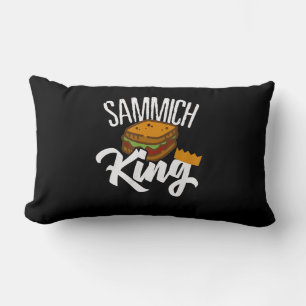 Cojín Lumbar Sándwich de rey amante de los alimentos regalo
