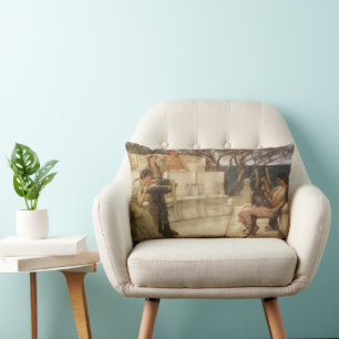 Cojín Lumbar Sappho y Alceo por Sir Lawrence Alma Tadema