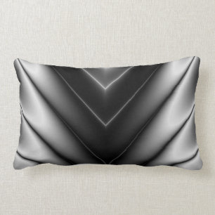 Cojín Lumbar Satin negro brillante