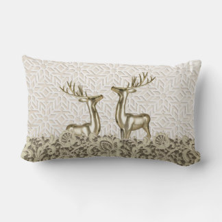 Cojín Lumbar Scandi Deer Throw Pillow